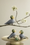 KB_39419_Songbird_Nightingale_three_in_tree_w_flowers